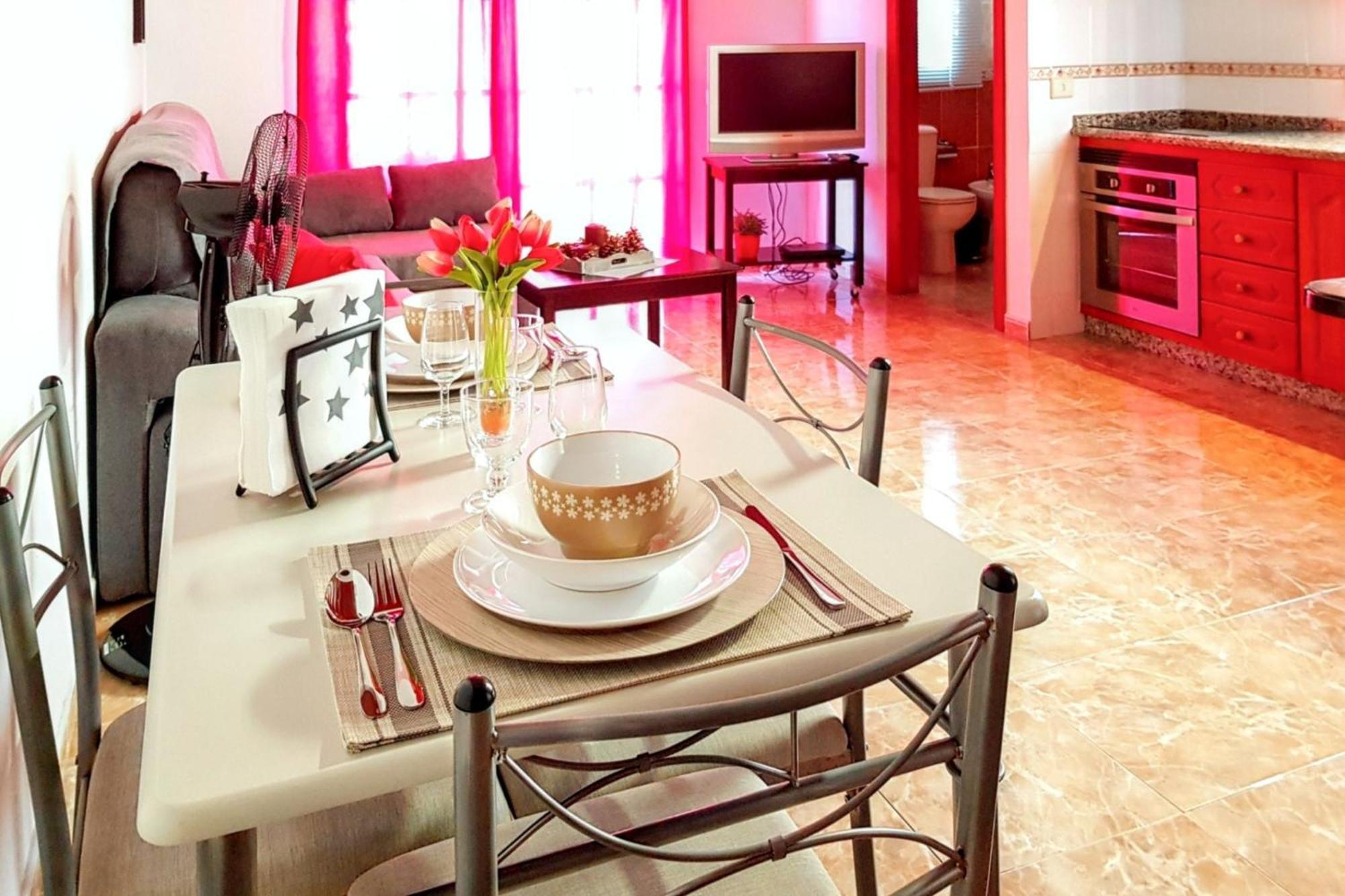 Modern Apartment In Puerto De Santiago - 65 Sqm - Mountain View Bagian luar foto